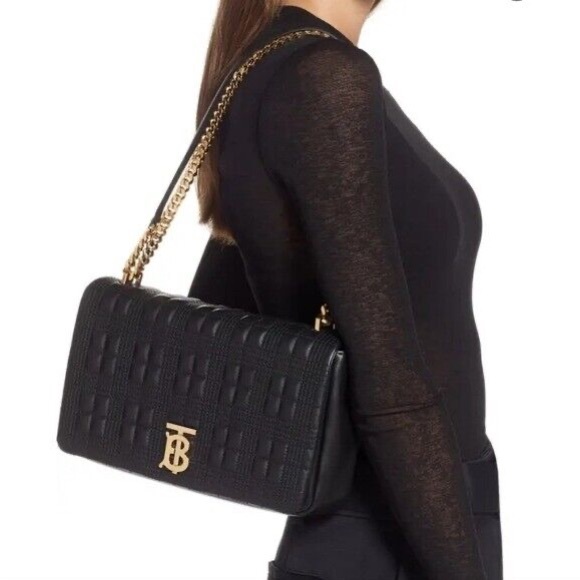 BURBERRY Lola TB Quilted Shoulder Bag US Medium perfect condition - Picture 2 of 10